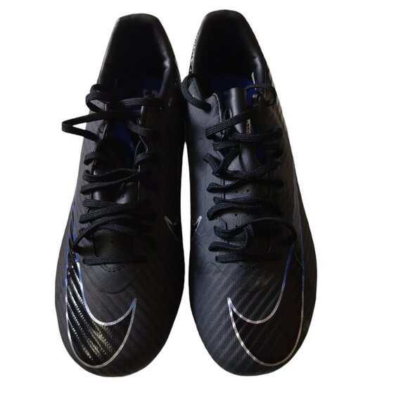 NIKE Air ZOOM MERCURIAL VAPOR 15 Women's 7.5 ACADEMY FG BLACK BLUE DJ5631-040 - Picture 2 of 8